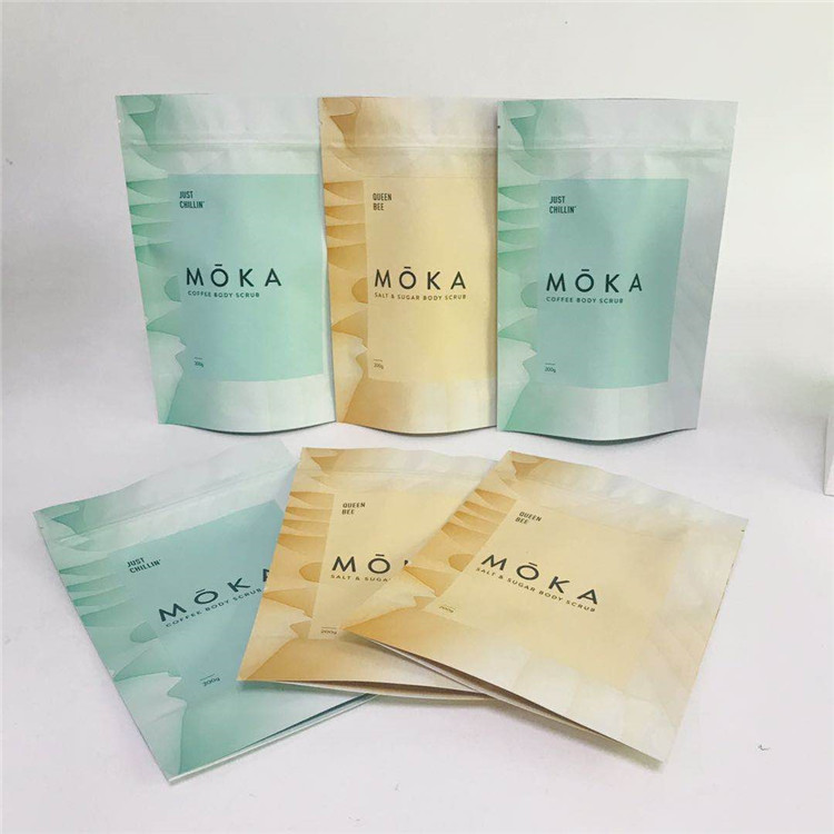 Digital, die das Geruch-Beweis-Verpacken druckt, sackt Matte Aluminum Foil Bags mit Reißverschluss ein