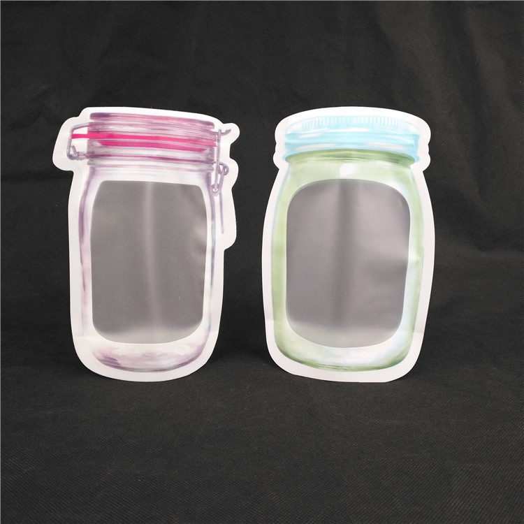 Spezieller geformter Drucklogo food grade juice milk Jelly Liquid Stand herauf Flaschen-Form-Kissen