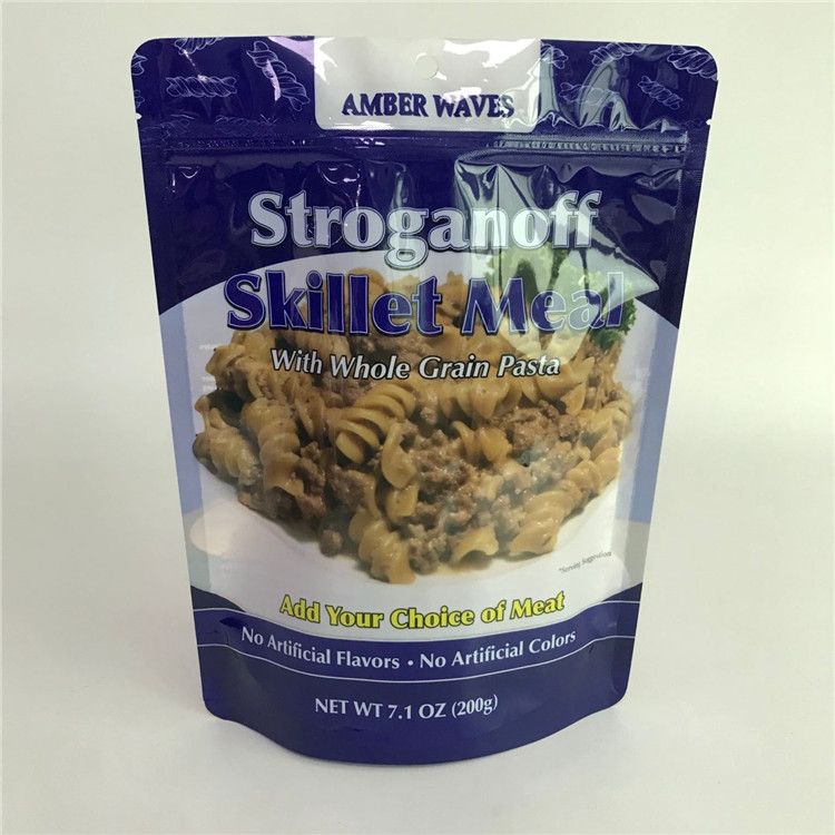 Der heißer Verkaufs-glatte Stand, der oben Taschen mit Fenster MylarPlastic verpackt, bauscht sich für das Imbiss-Verpacken