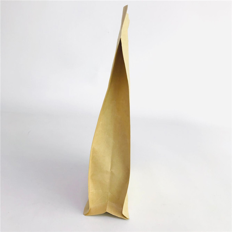 Kundenspezifische angenommen stehen oben umweltfreundliche Taschen, Kraftpapier, das Winkel des Leistungshebels mit Reißverschluss einsackt