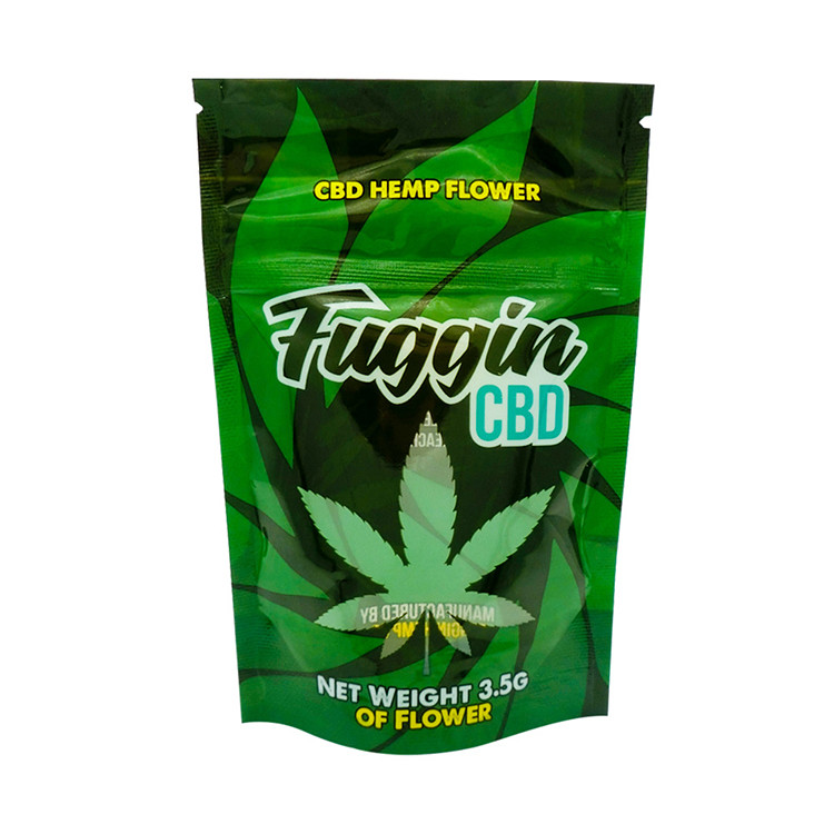 Plätzchen-Kindbeständiger CR Ausgangs-Plastik-Beutel der Geruch-Beweis-Hanf-Blumen-CBD Edibles mit Reißverschluss