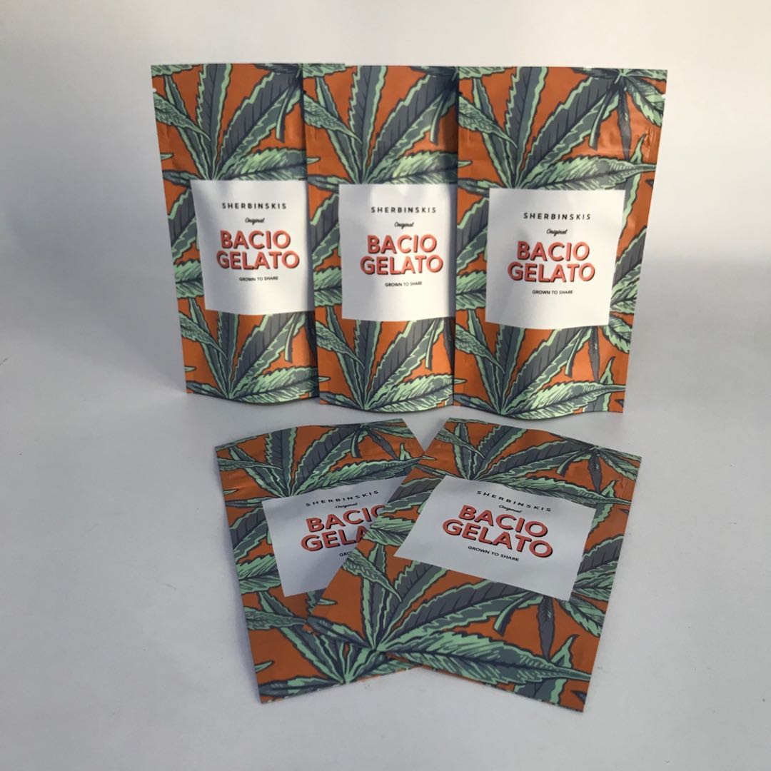 Kundenspezifischer geltender Matte Aluminum Foil Stand herauf Verpackentaschen Cannabsis