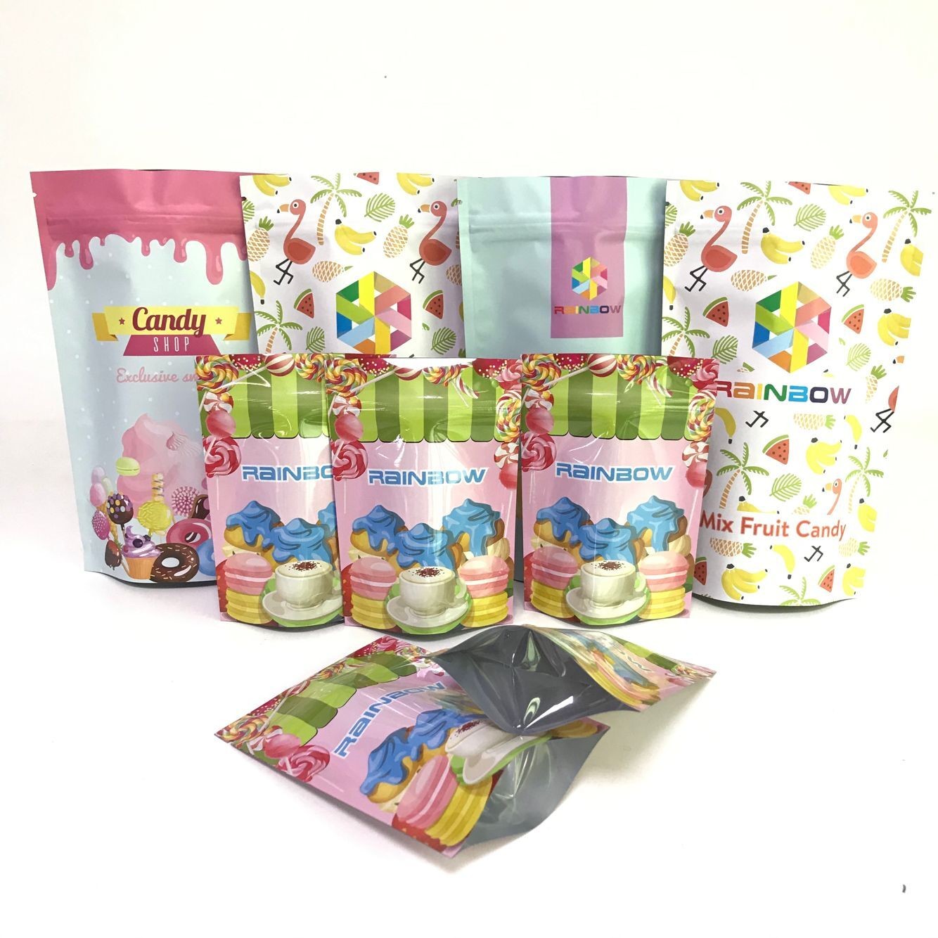 Digital-Drucken steht oben Aluminiumfolie-Vertretung einsackt Süßigkeits-Verpackentaschen