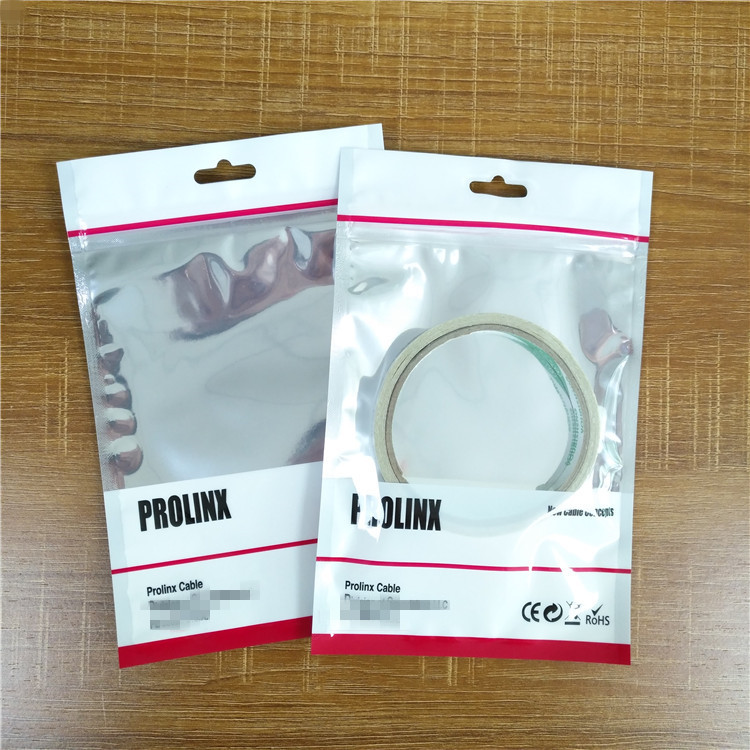 Digital, die transparente flache Beutel drucken, machen Verschluss besonders anfertigten Plastiktaschen Reißverschluss zu