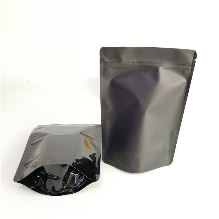 Matt- oder glatter Aluminiumfolie-kundenspezifischer geltender Stand herauf Beutel mit Reißverschluss