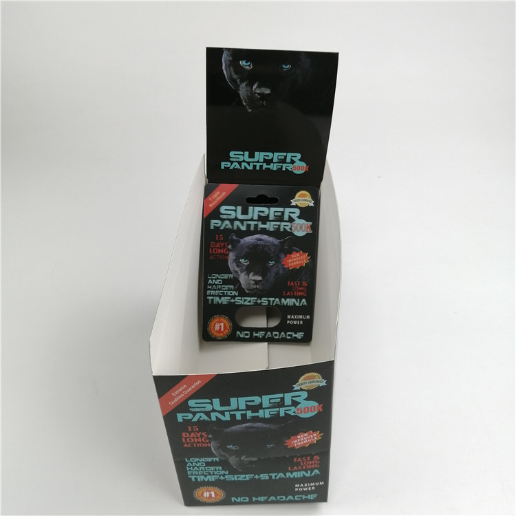 Lentikulare Karte männliche des Verbesserungs-Pillen-Nashorn-3d Sex-Pillen-Verpackenblasen-der Karten-600k 700k