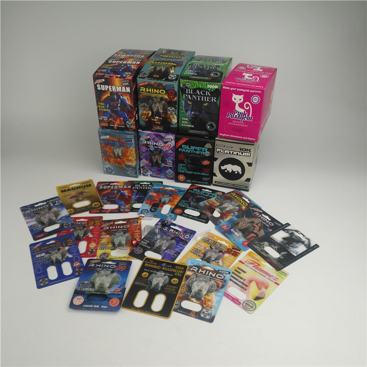 Stärke-Blase 3d MOPP 350g kardiert Nashorn-männliche Verbesserungs-Pille