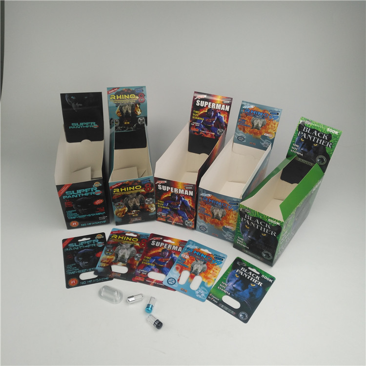 Blasen-Karte SGS 200mic 3d für männliche Pillen 500K 600k