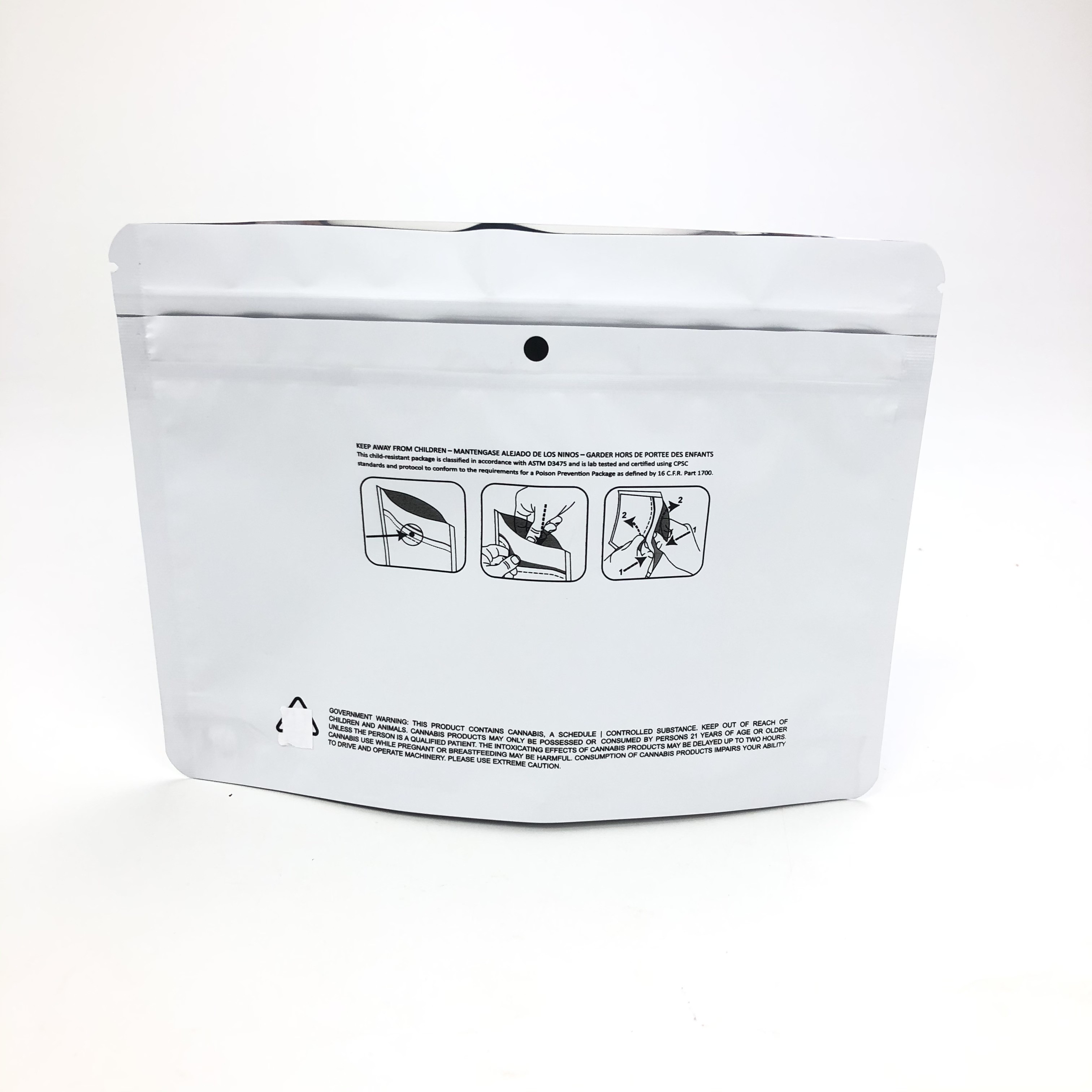 kindersichere 250g 500g stehen oben Beutel VMPET für Protein-Pulver