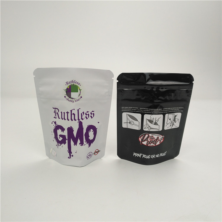 Der Canabies-Hanf-VMPET 100micron CBD Plätzchen Öl-Verpackentaschen-3.5g