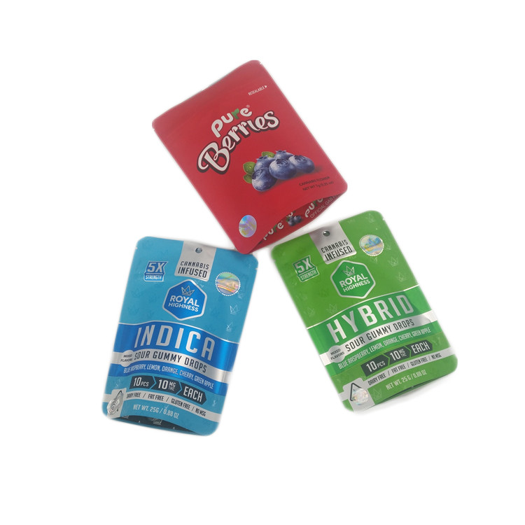 Aluminiumfolie-Hanf-Taschen des Blumen-Hanf-7g 3.5g