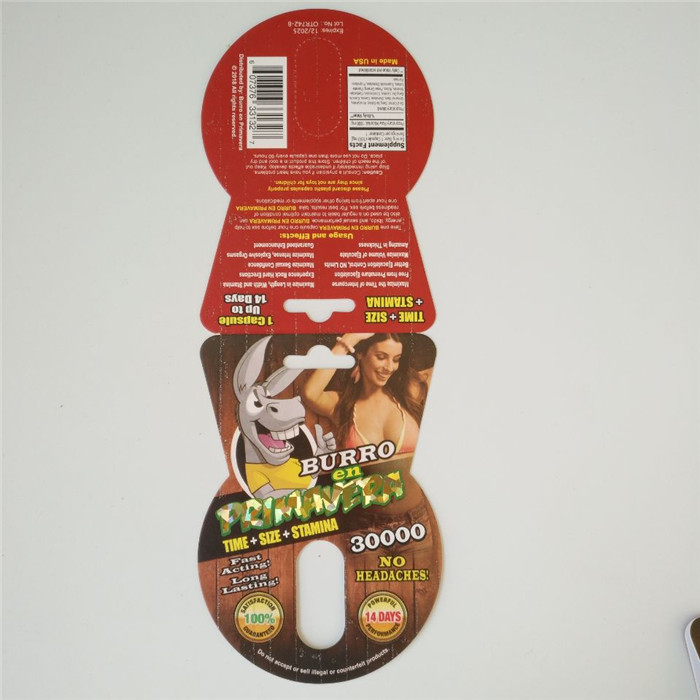 Hologramm-heiße stempelnde Kapsel-Verpackenkarte Rhuno 100K