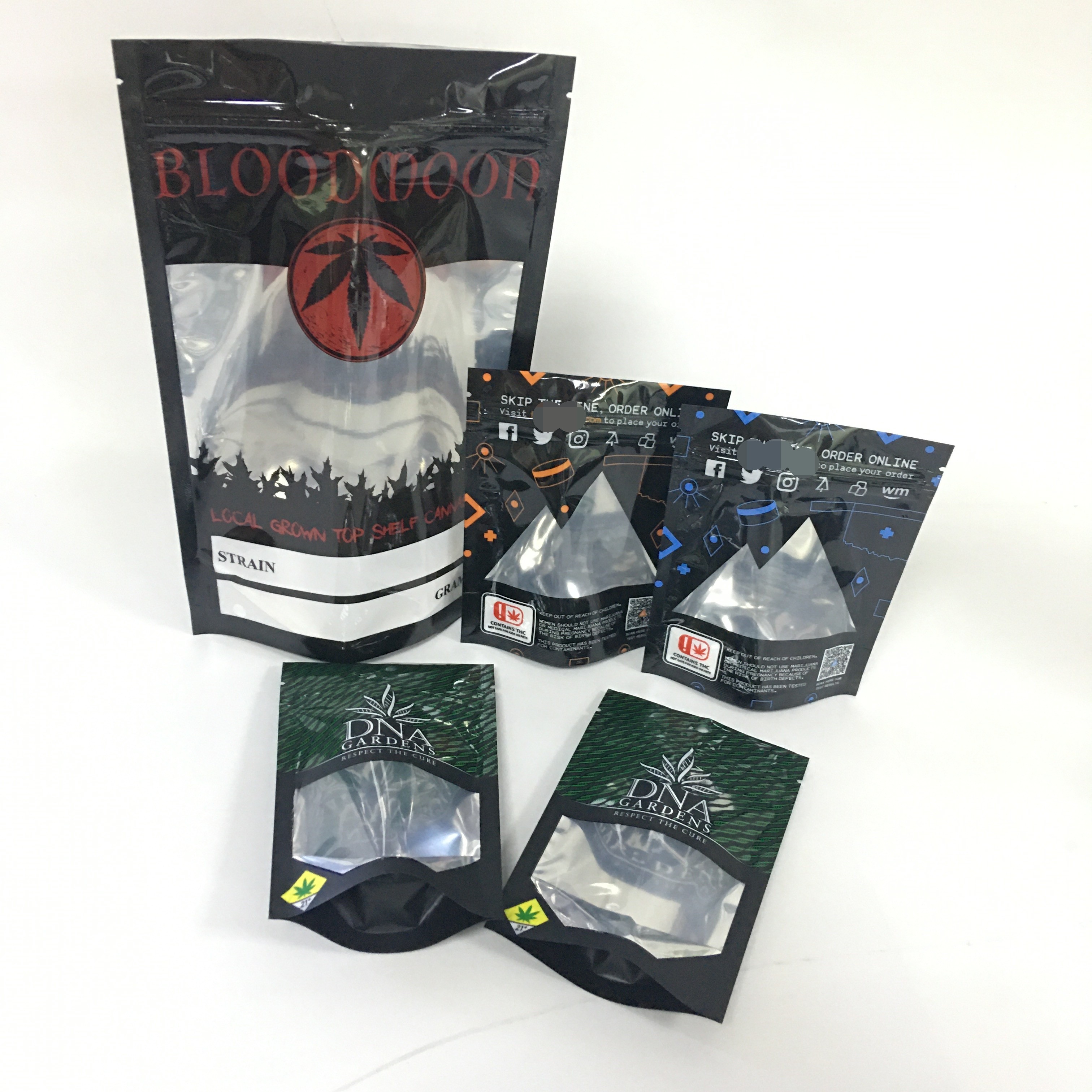 Pulverisieren Sie wiederverwendbaren Aluminiumfolie-Beutel gummiartiges Cbd CMYK 120micron