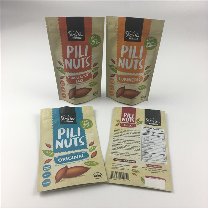 Folie lamellierte wiederversiegelbaren Tasche Plastik Tee Doypack Matcha mit Reißverschluss