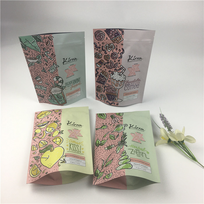 Badesalz 120micron VMPET Recloseable steht oben Beutel 200g