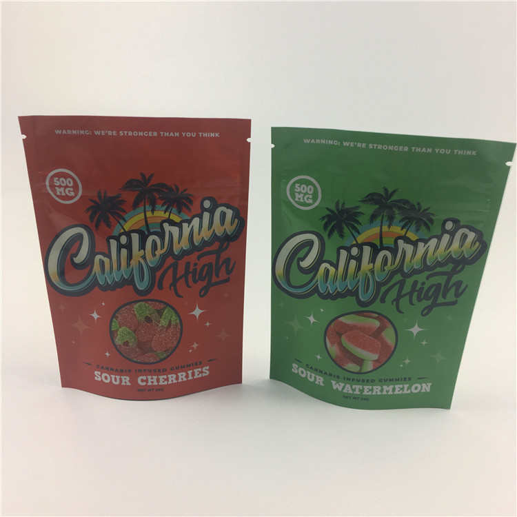 Unkraut der Plätzchen-3.5g VMPET 100micron stehen oben Beutel für CBD