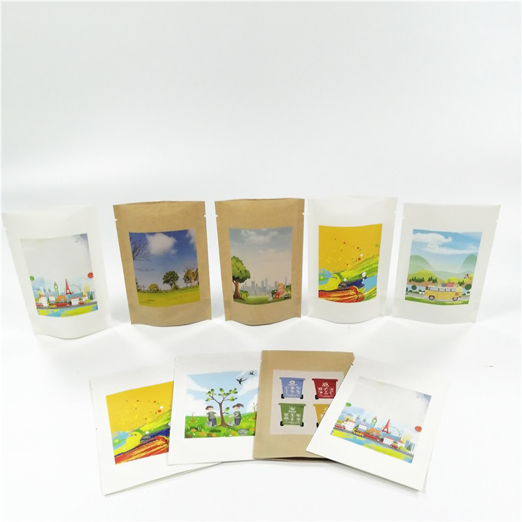 Biologisch abbaubare Kraftpapier-Tasche 100mircon MOPP VMPET