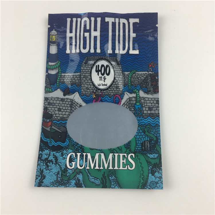 Seitenunkraut-mit Reißverschluss Plastik-prüfen kundenspezifischer Druckbeutel-Geruch der dichtungs-drei essbares