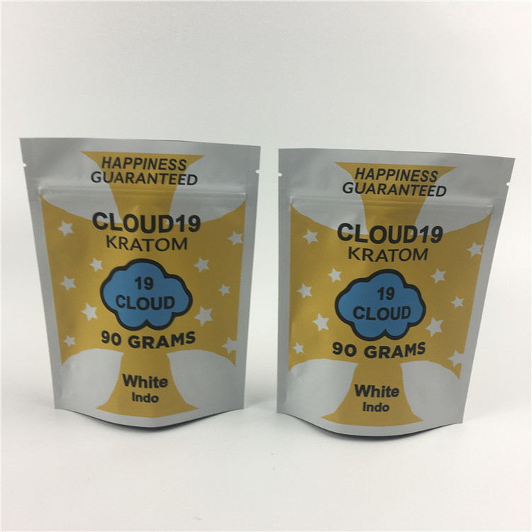 Unkraut-Plastik-kundenspezifische Druckstands der leichten Berührung Beutel Matte Child Resistant oben