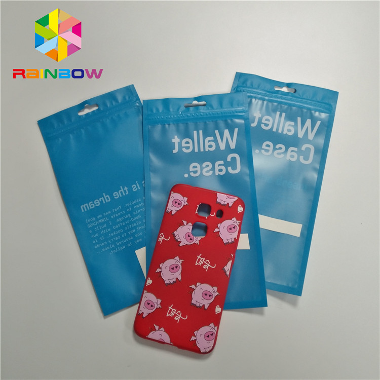 Klare Seitendichtungs-mit Reißverschluss flacher Beutel des Lech-3 für Telefon-Kasten-Abdeckung/verkabelt Verpackung