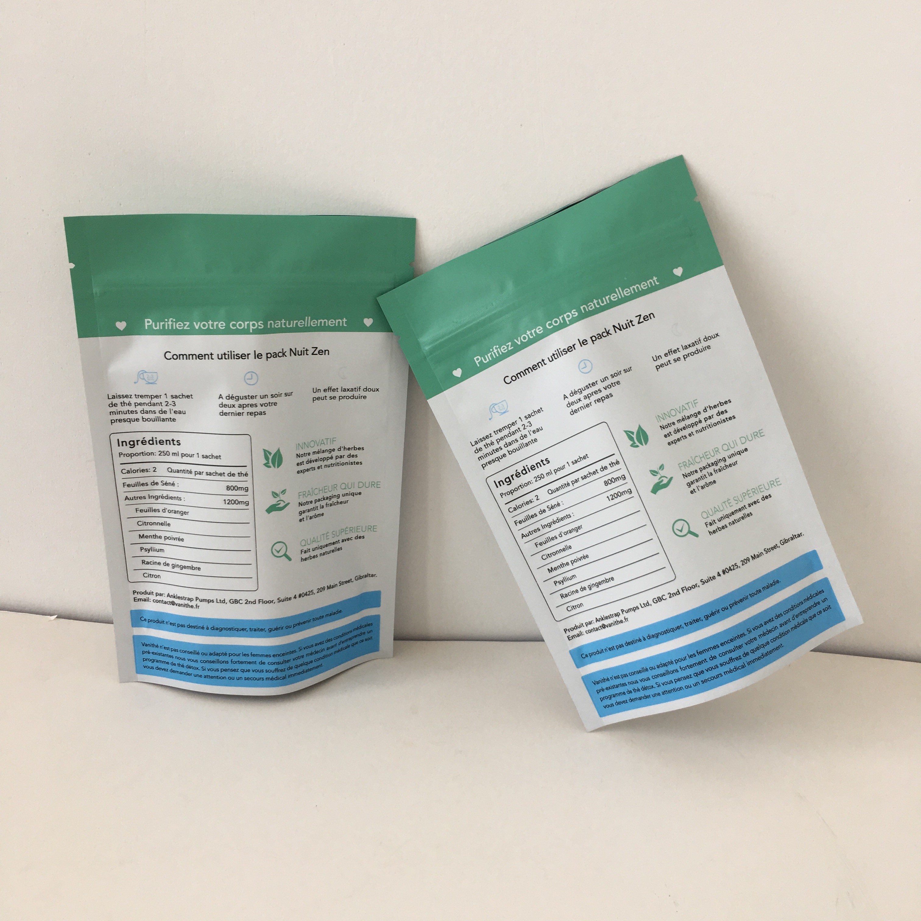 Aufbereiteter Plastikstand herauf Verpacken- der Lebensmitteltasche mit Reißverschluss lamellierte biologisch abbaubares