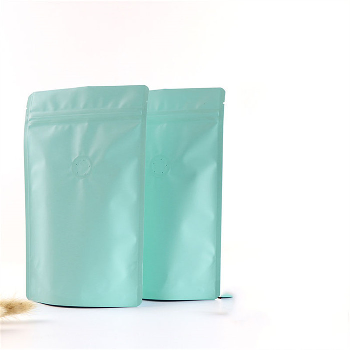 Gravüre, die Matte Finish Aluminum Foil Zipper-Kaffee-Taschen mit Ventil druckt