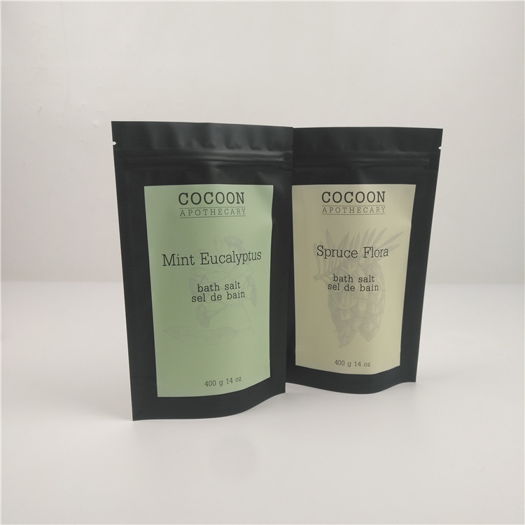 Feuchtigkeitsfester 14 Unze-Reißverschluss vereiteln wiederversiegelbare Beutel für Körperpeeling