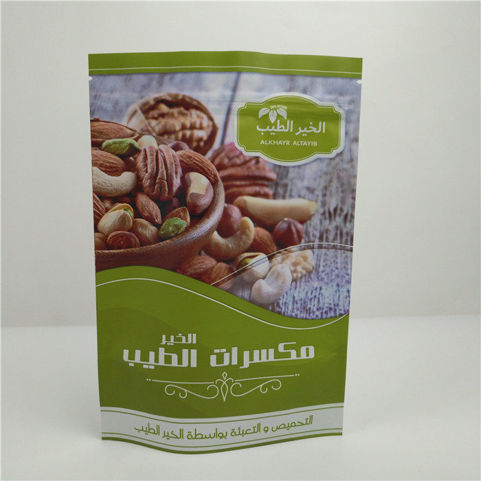 Stehen Sie herauf Zipverschluß heißsiegeln Plastikbeutel für Verpacken- der Lebensmittelleck-Beweis