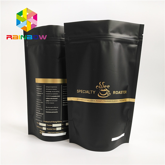 Tiefkühlkost-Zipverschluss-Aluminiumfolie-Stand herauf Beutel bereifte wiederversiegelbares