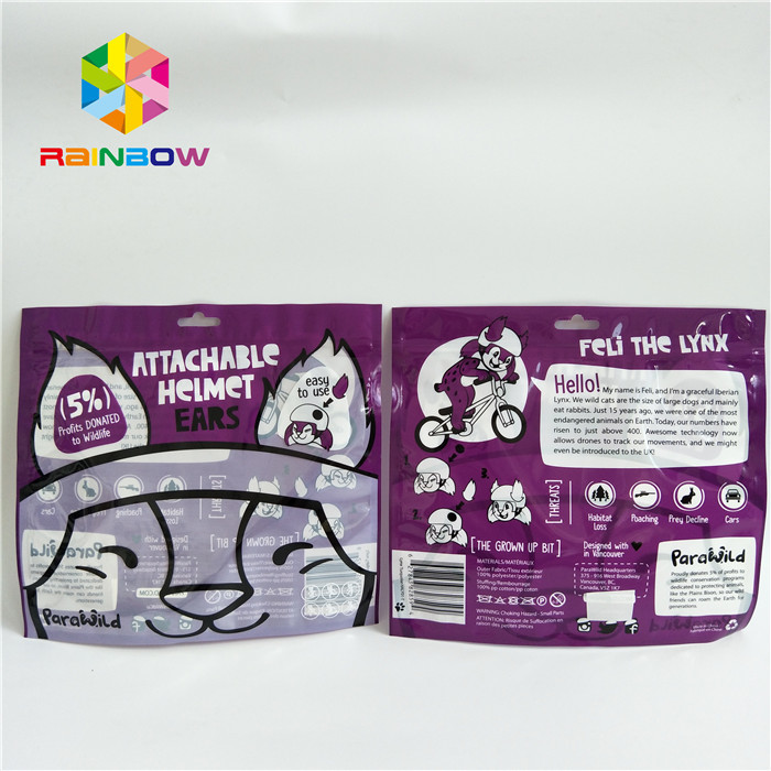 Seite drei versiegelte das kleine kundenspezifische Druckverpacken mit klarem Front Window