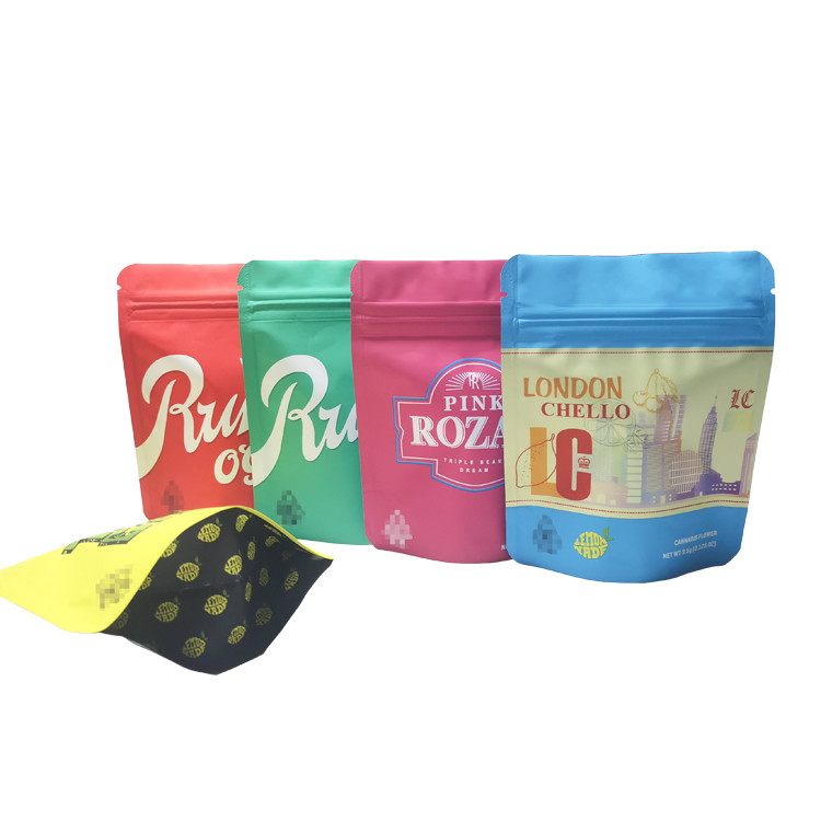 CBD säubert gummiartige Plastik-Tasche leichter Berührung Süßigkeits-Bärn-Herb Flowers Tobacco Retail Pouchs Runtz für das Plätzchen-Verpacken