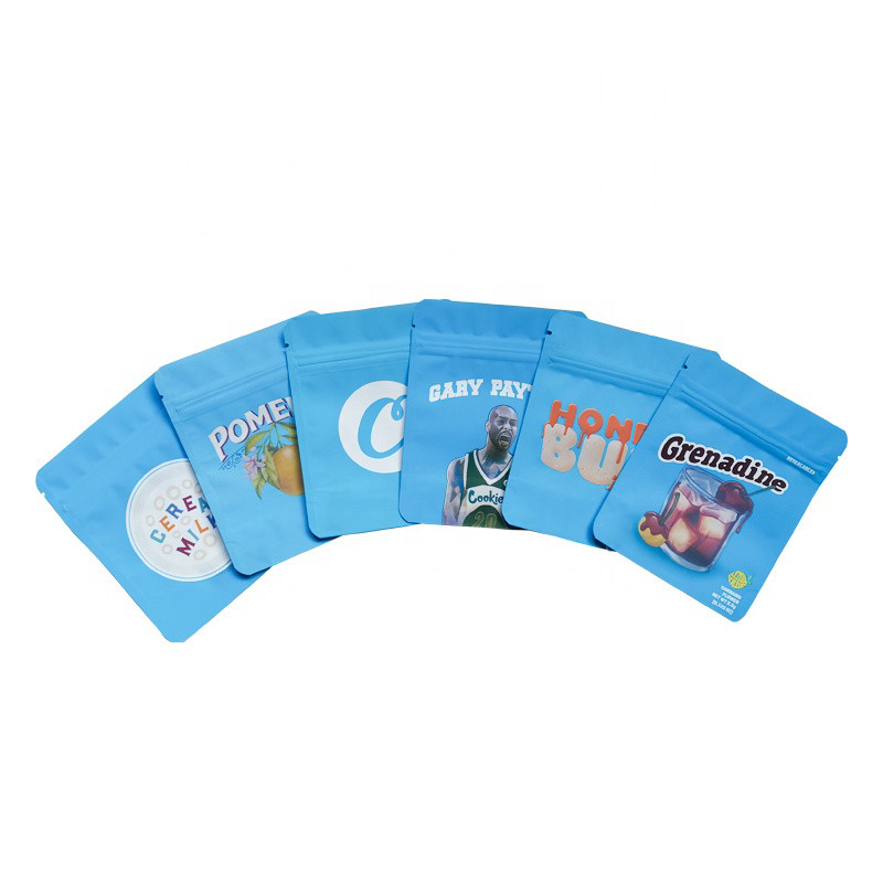 Das Zipverschluss-Unkraut-Plätzchen, das Plastik verpackt, sackt Honey Sachet Honey Edible Packaging-Tasche ein