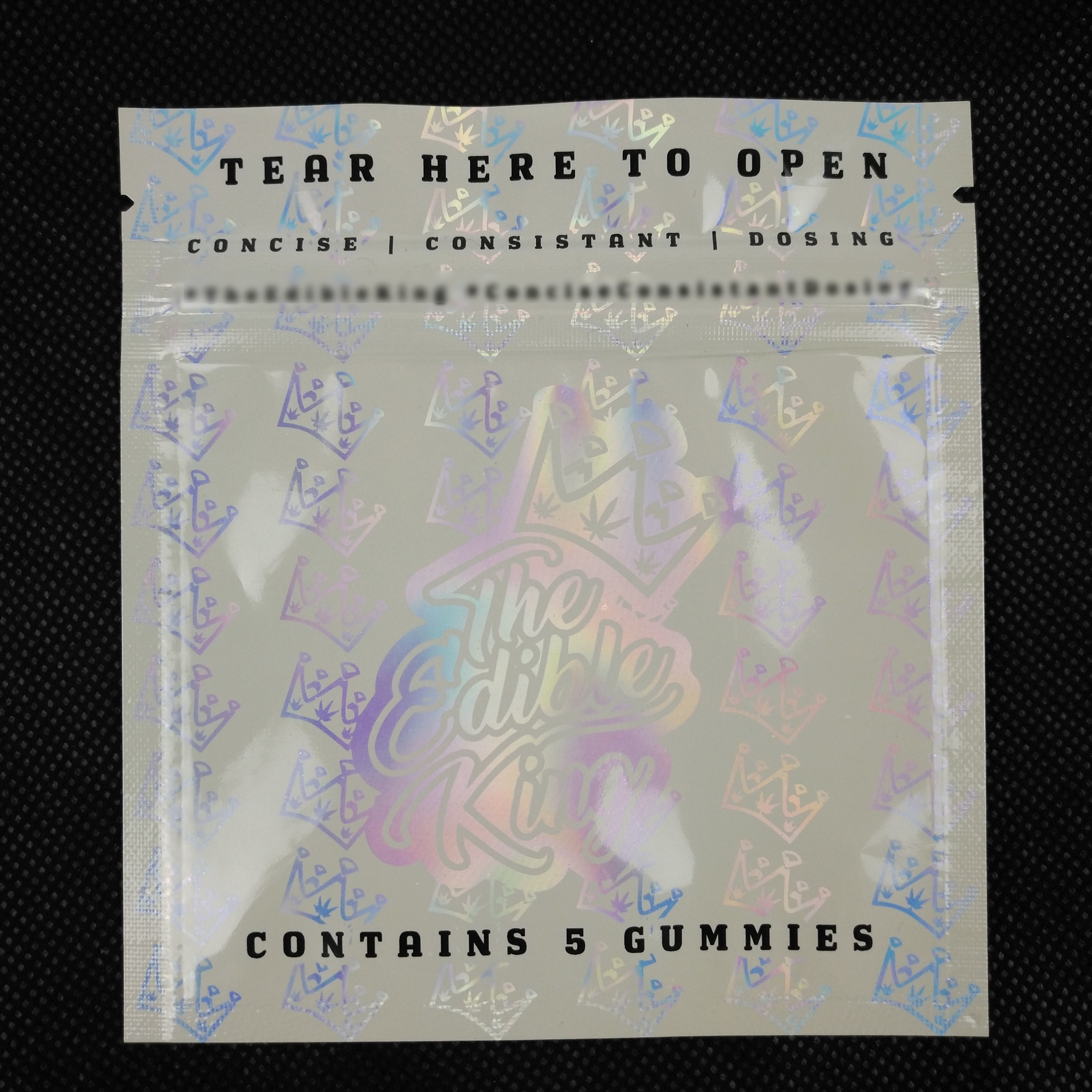 Kundenspezifische Seite Logo Design Zip Lock Resealable-Geruch-Beweis-Aluminiumfolie-Plastik-Plastikdrei versiegelte Verpackenhologramm-Tasche