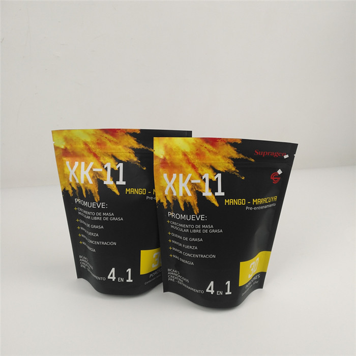 Verschlusstasche der wiederversiegelbaren ReißverschlussVerpacken- der Lebensmitteltaschen stehen platic kleine Zipoben das kundenspezifische Pulver des Beutels, das Plastiktasche verpackt