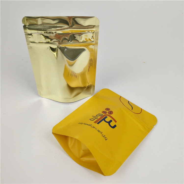 MOPP Matte Child Proof Mylar Bag mit klarem Fenster