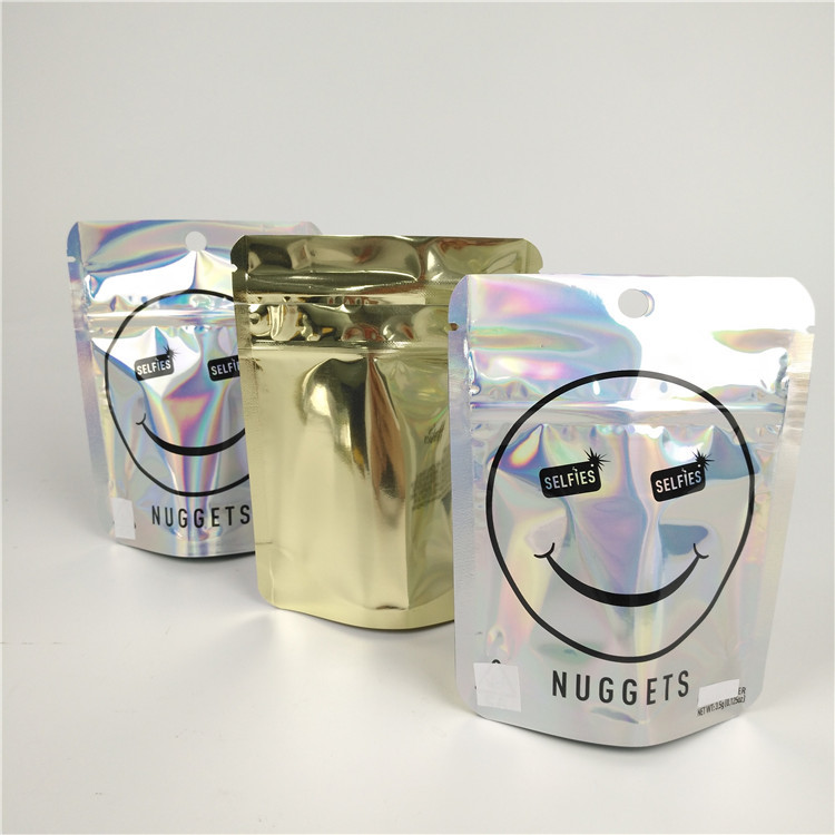 Wiederversiegelbare Aluminiumfolie Plastik Zipock 300g sackt das essbare Verpacken der Lebensmittel ein