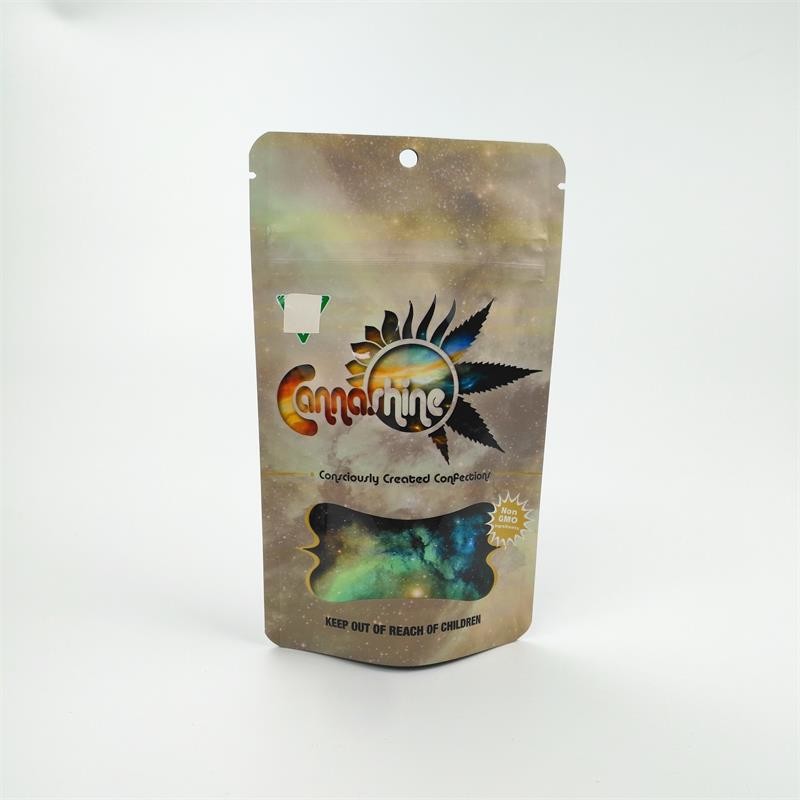 Wiederversiegelbare Plastik Tasche VMPET des Geruch-Beweis-3.5g für Plätzchen