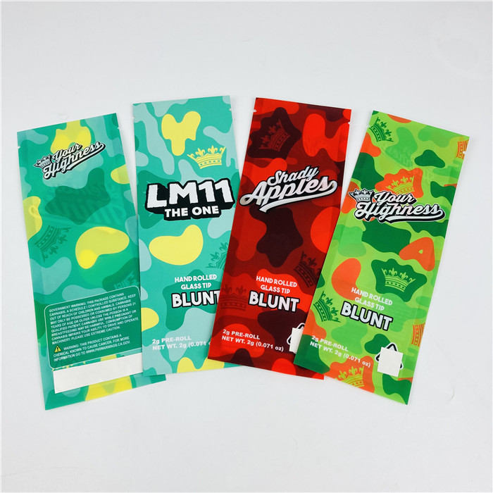 Folien-Tabak-Beutel AL 0.7C Vmpet PAs 1.5C Plastik Holz-stumpfe Verpackungs-Taschen