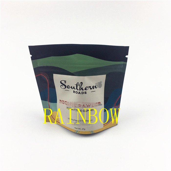 Kundenspezifische Druck-Trockenblume-Plätzchen edibles 3.5g 7g 28g, die Geruchbeweisplastik-Samenbeutel verpacken