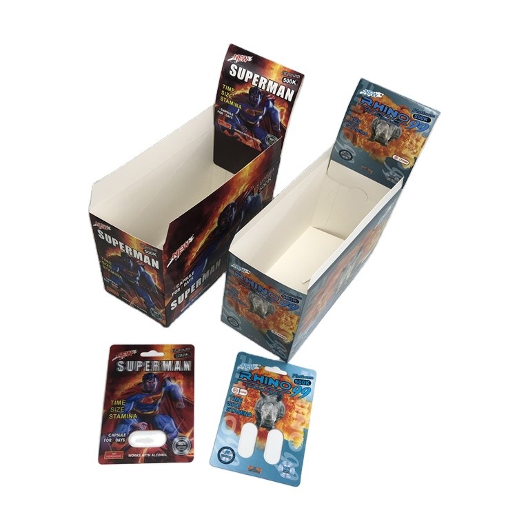 Rechteckige Blisterkartenverpackung mit 0,1 mm Dicke und umweltfreundlichem Material