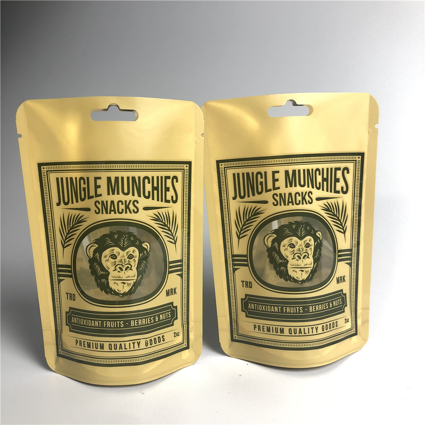 AL 0.7C Matt Snack Packaging Bags Stand PAs 1.5C herauf MPET