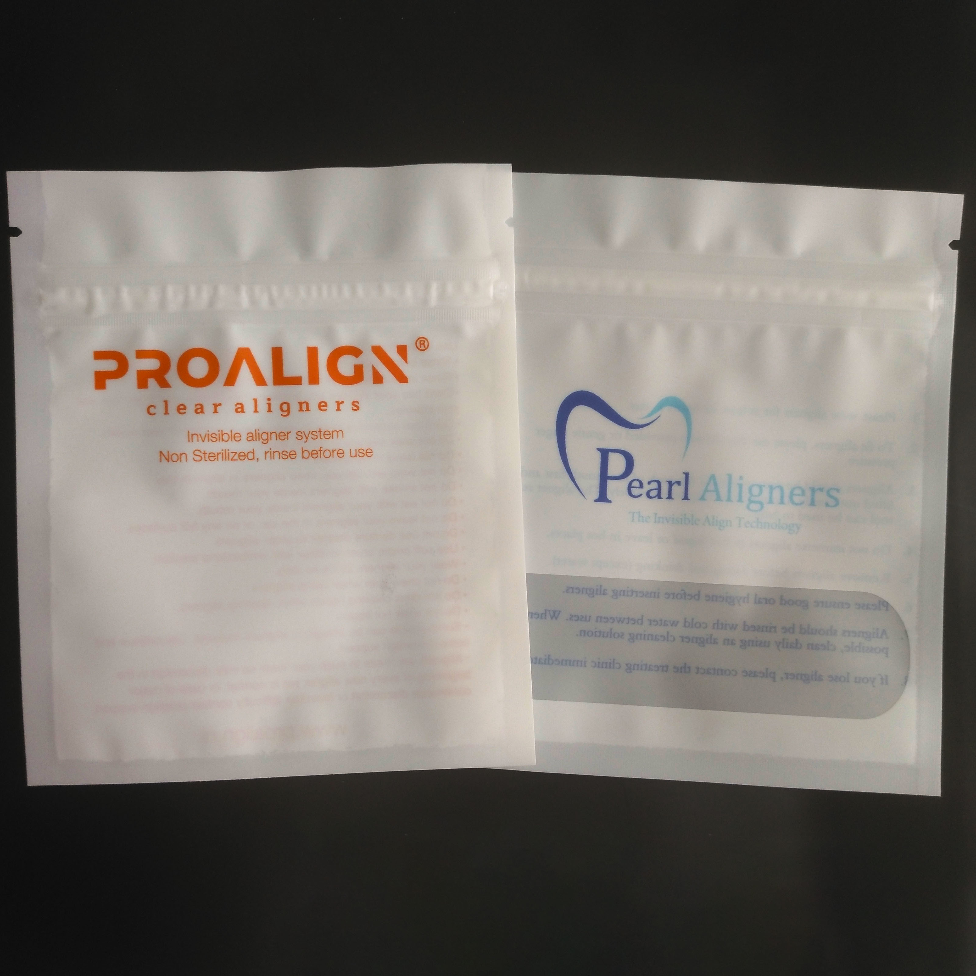 Zähne Cmyk 120mic MOPP Kunststoffgehäuse-Taschen-Gravüre mit einer Seite