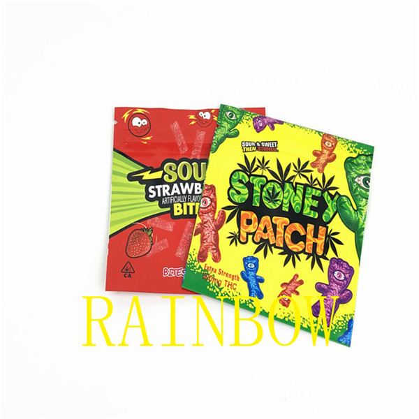 Heißsiegel Plastik 100mic Edibles CMYK vereiteln Beutel-Süßigkeiten 80x100mm VMPET