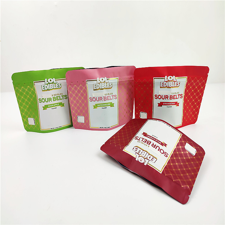 Plätzchen-Verpackenbeutel-Gravüren-Drucken 180mic 3.5g CMYK Plastik