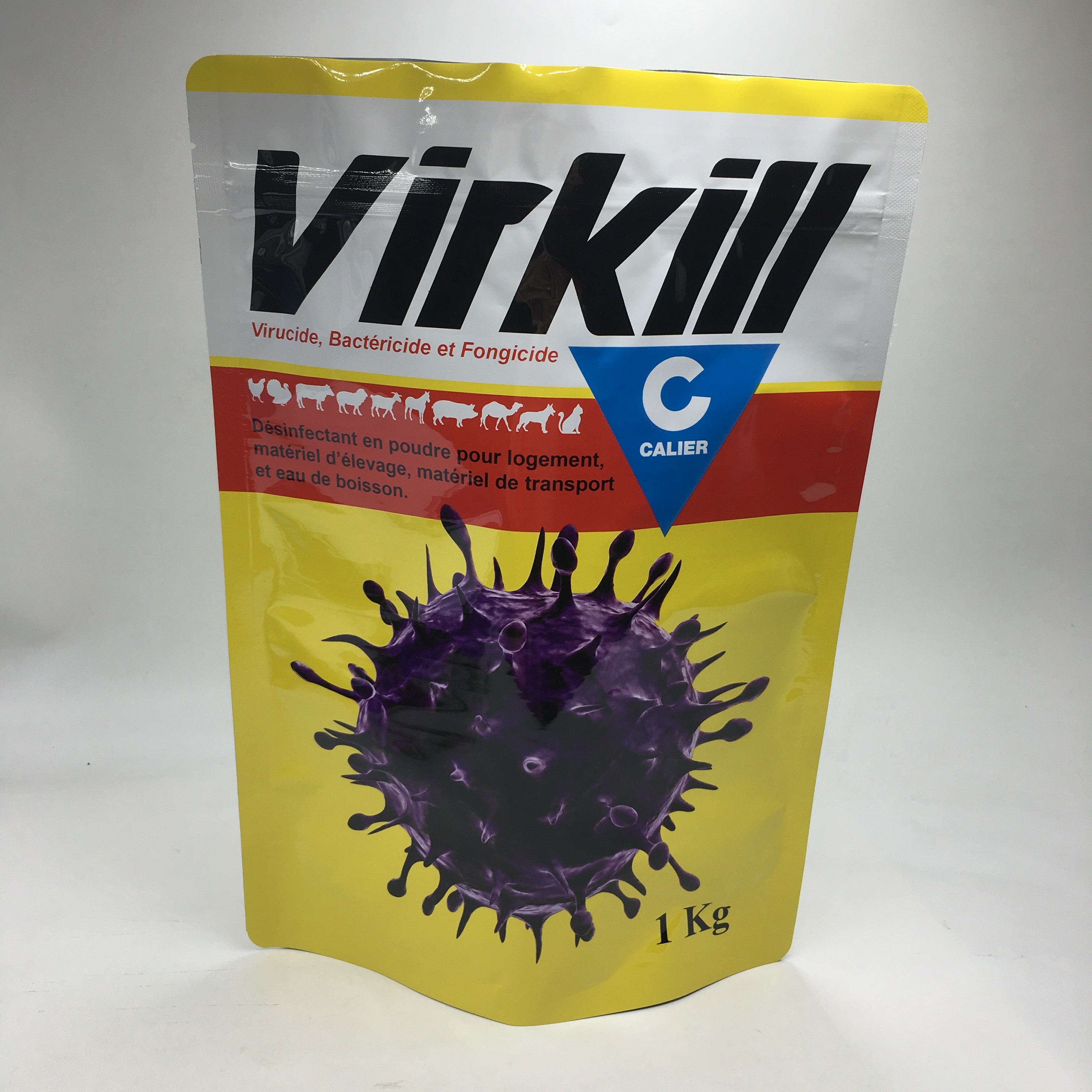 Stand herauf das Mittel lamellierte Aluminiumfolie-Molkeprotein-Pulver-Nahrungsmittelspeicher-Verpacken sackt Pulver-Taschen der Nahrung1kg mit Reißverschluss ein