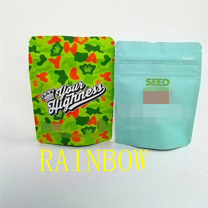 Kundenspezifische digitale Druck-materielle Süßigkeit/Plätzchen/Samen leichter Berührung 1/8 Unze 1oz, die Aluminiumfolieplastik-Taschenbeutel verpacken