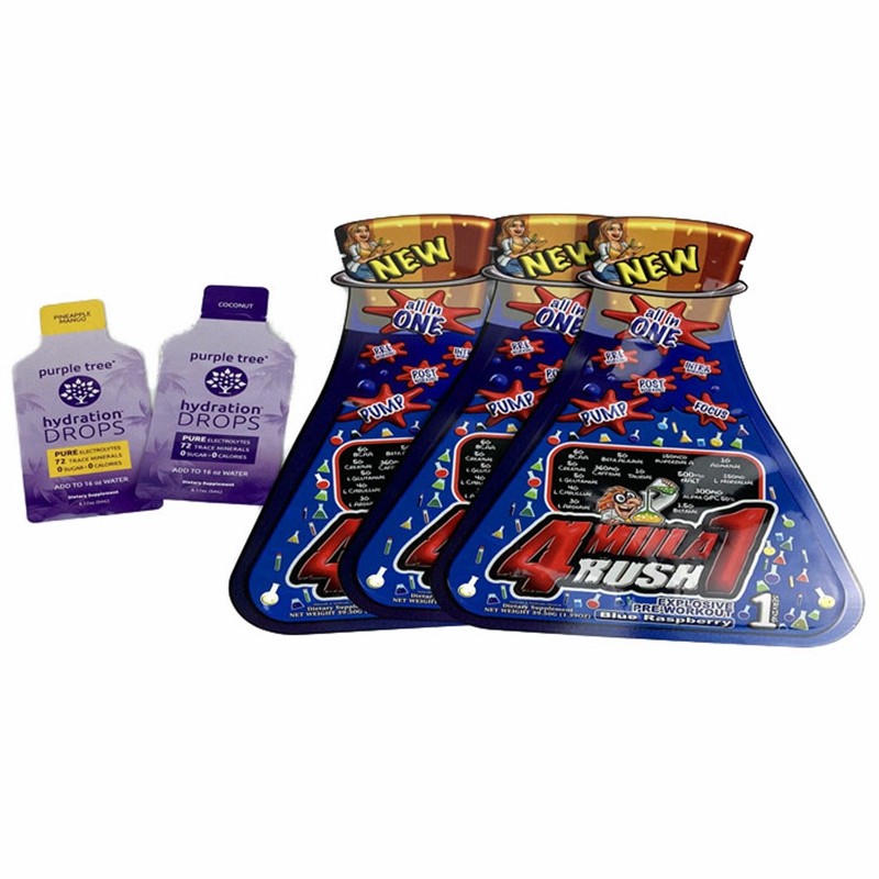 Digital, die Gewohnheit drucken, formen kleines Plastiksüßigkeits-Imbiss-Beutel-Erdnussbutter-Kissen der Schlauchbeutel-CBD gummiartiges