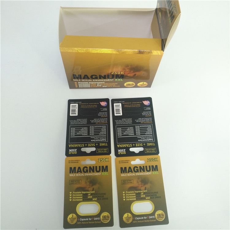 Pantone-Sex-Pillen, die lentikulare Verpackenkarte 3D des Karten-Nashorn-69 verpacken