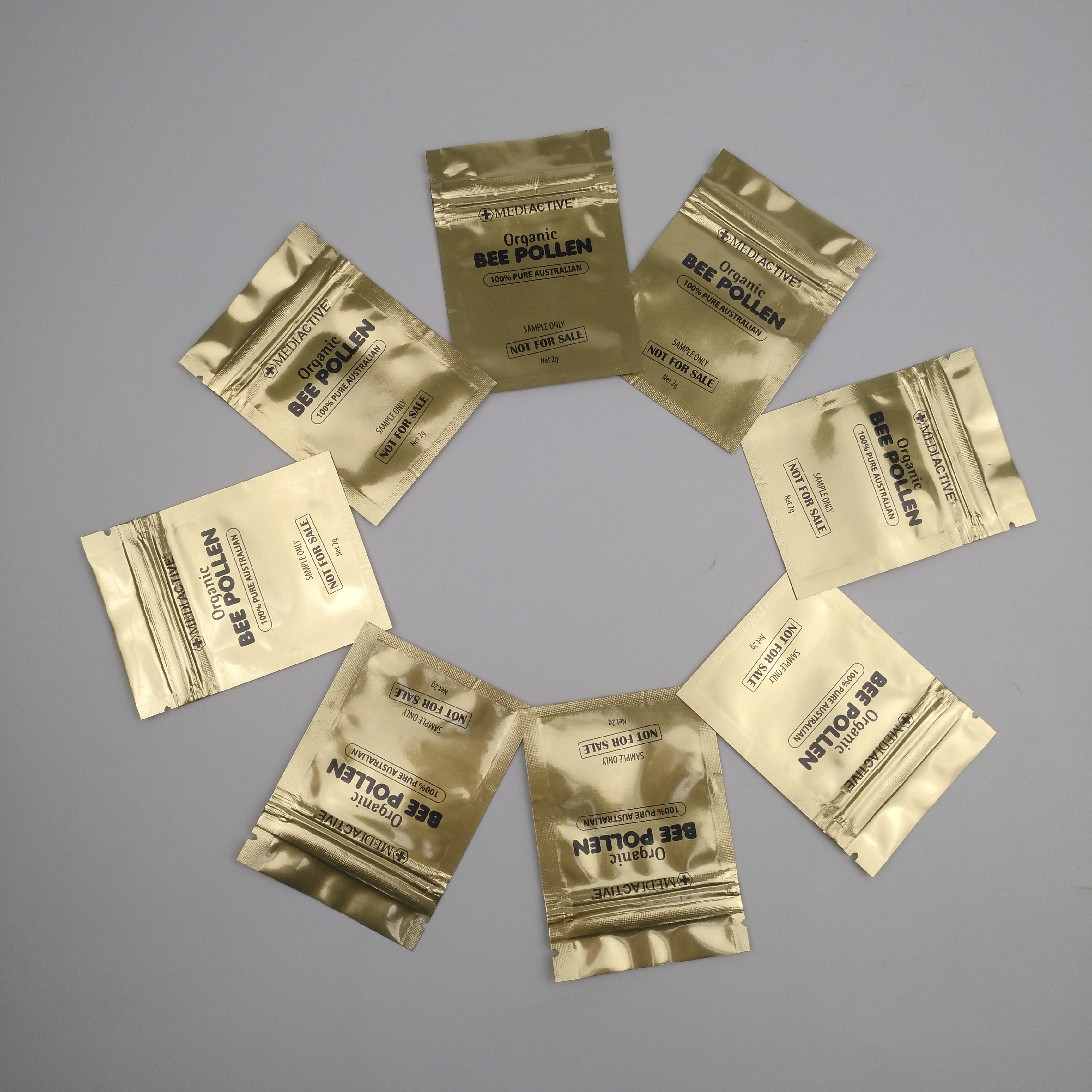 Plastikbeutel der Gravüren-100mic CMYK, die flachen Reißverschluss-Beutel SGS VMPET verpacken