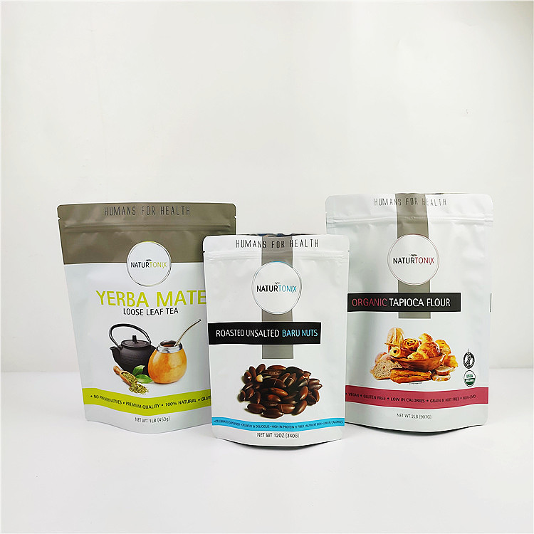 Aluminiumfolie-Plastikbeutel SGS CMYK des Nahrungsmittelgrad-120mic Gravürendrucken